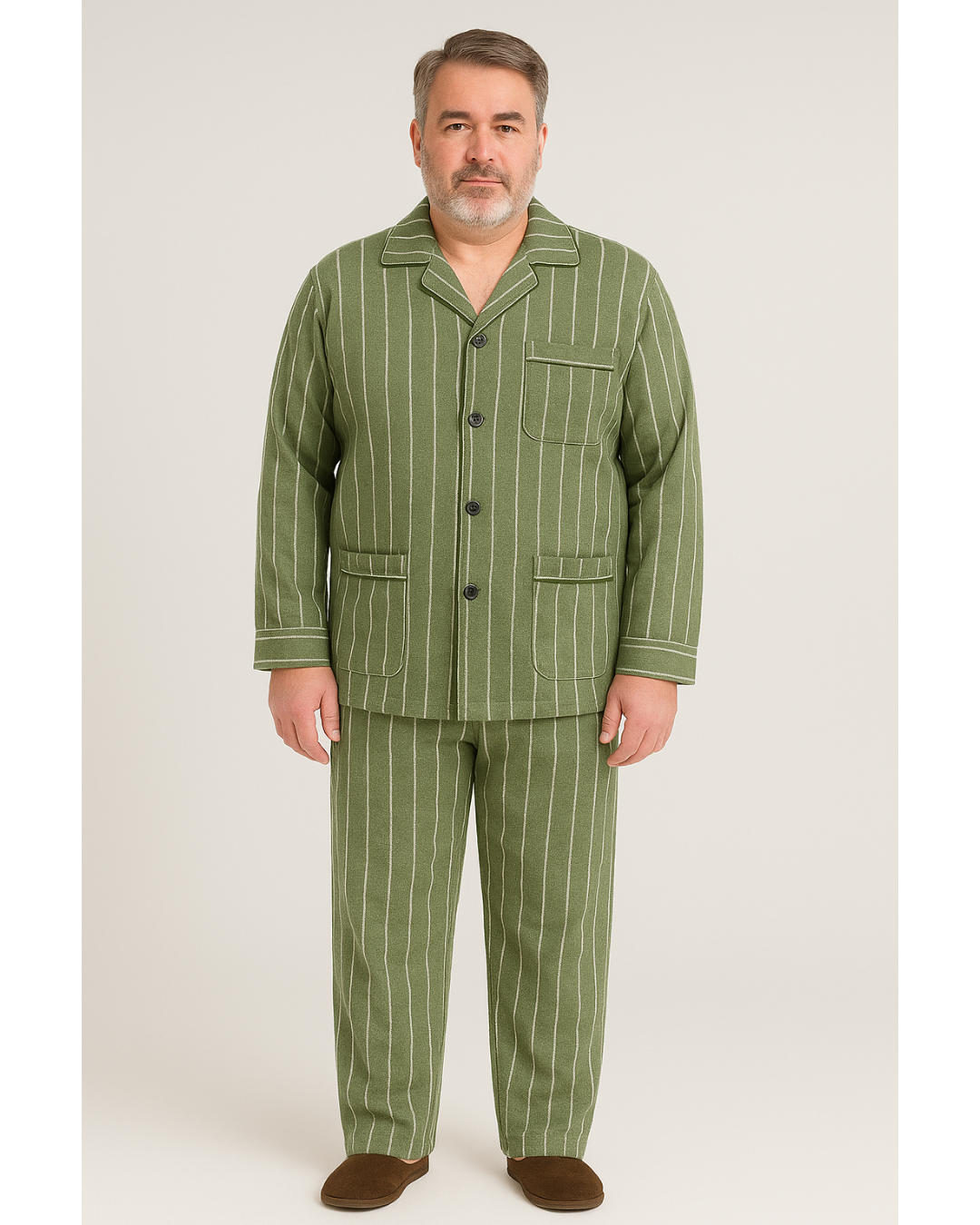 بجامة بيت شتائية كلاسيك بازة MODEL:5701