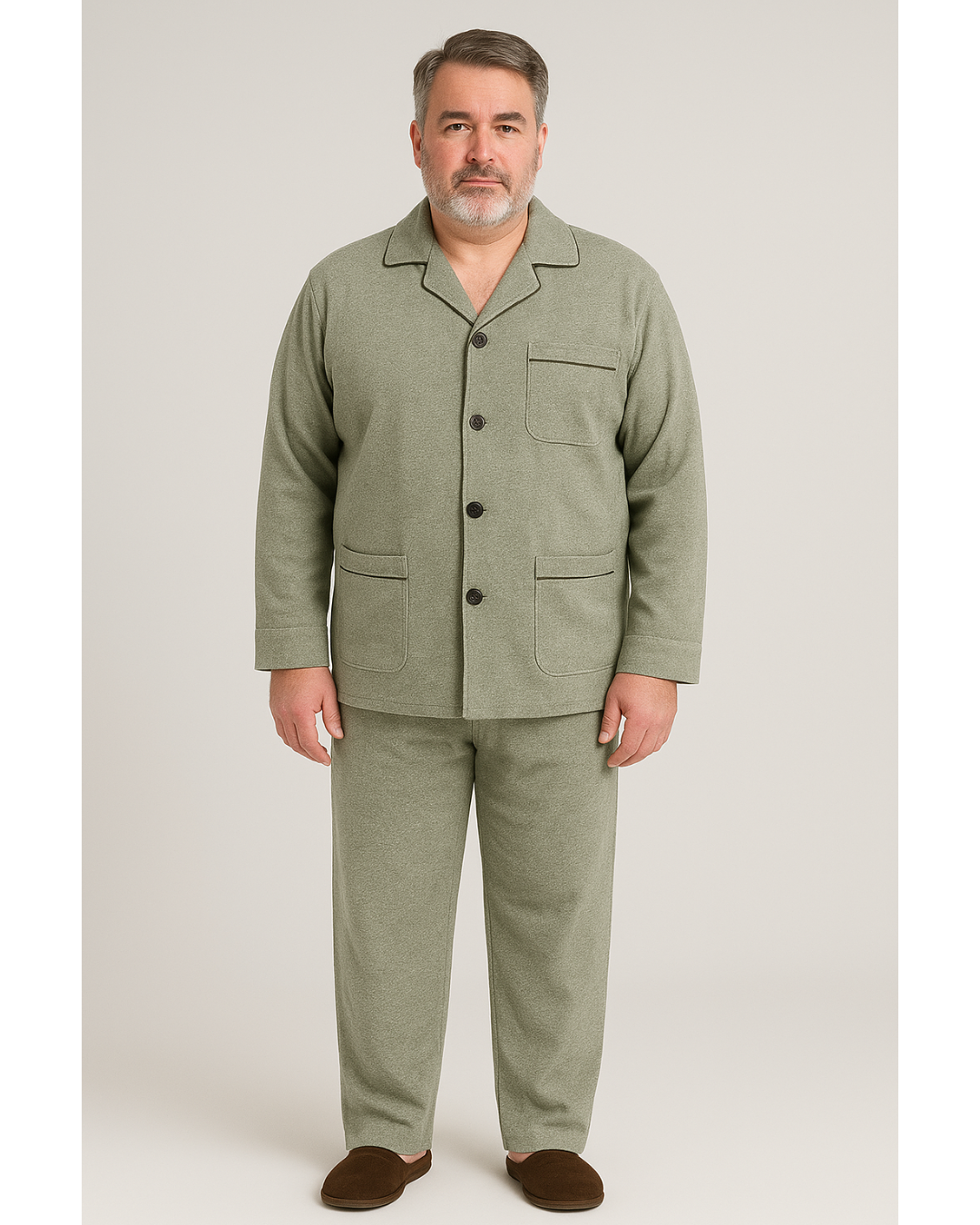 بجامة بيت شتائية كلاسيك بازة MODEL:5800