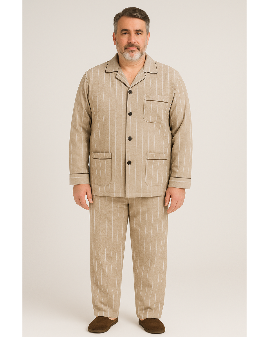 بجامة بيت شتائية كلاسيك بازة MODEL:5701