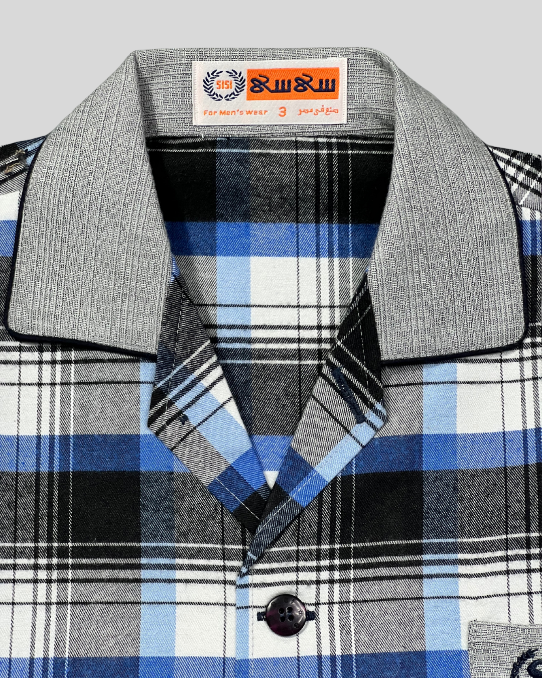 بجامة بيت شتائية كلاسيك فلانيل جكار الفاخرة MODEL:4545 - الصورة 2