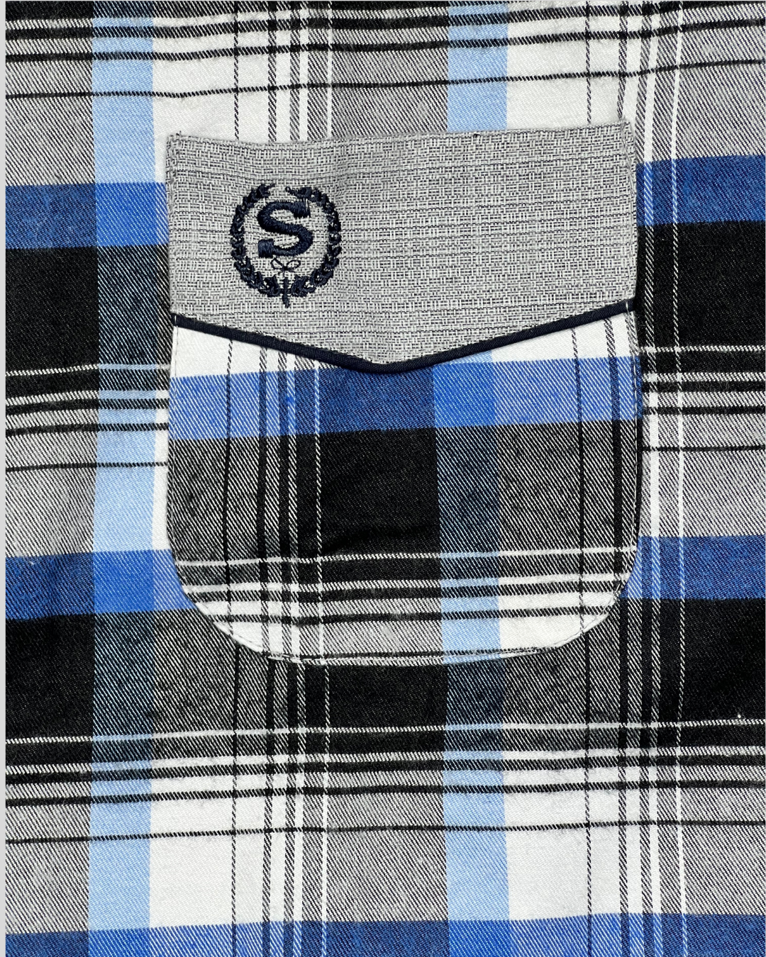 بجامة بيت شتائية كلاسيك فلانيل جكار الفاخرة MODEL:4545 - الصورة 5