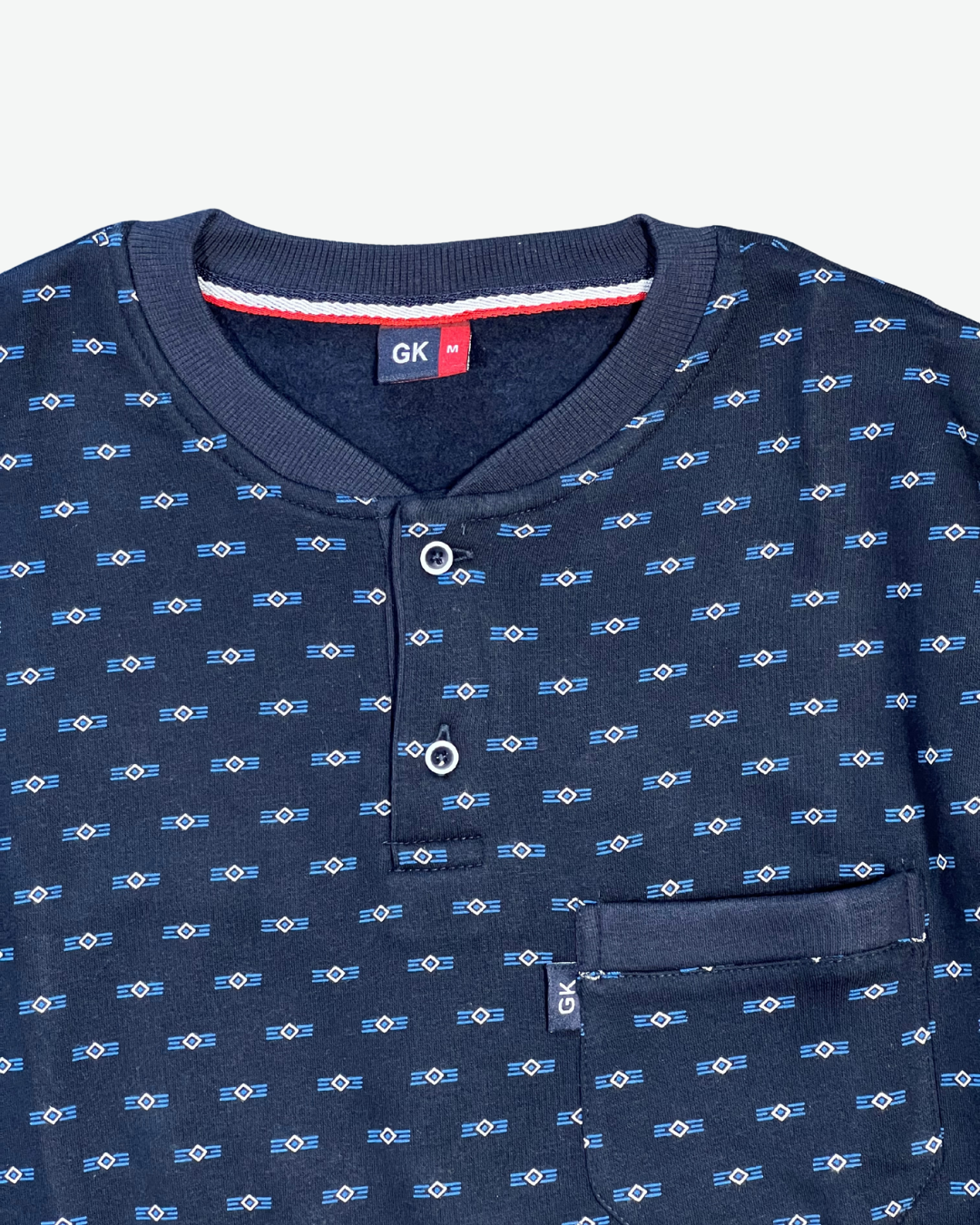 بجامة شتائية سميكة مع بطانة داخلية لون نيلي MODEL:510 - الصورة 4