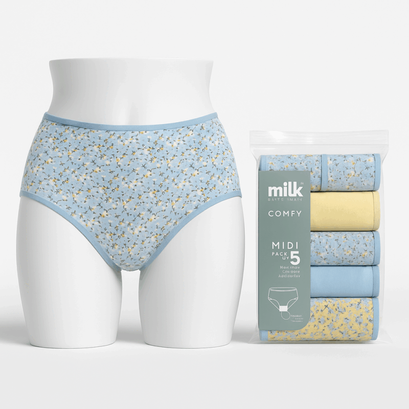 اندروير ميدي COMFY باكيت 5 قطع