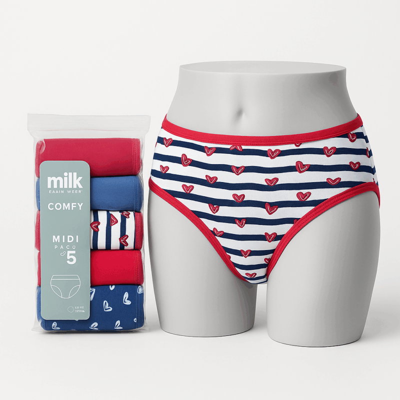 اندروير ميدي COMFY باكيت 5 قطع