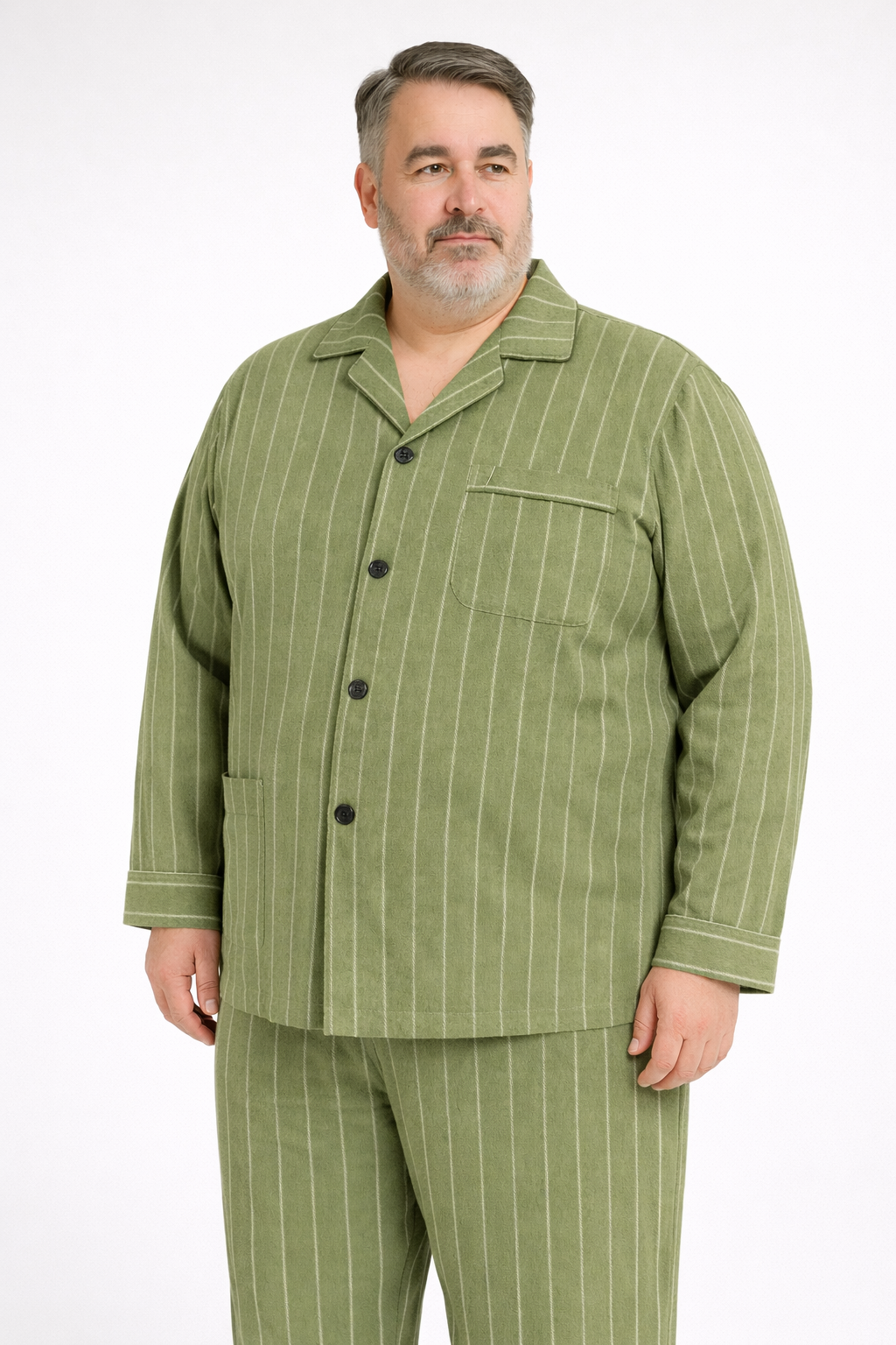 بجامة بازة كلاسك شتوي رجالي بجامة نوم