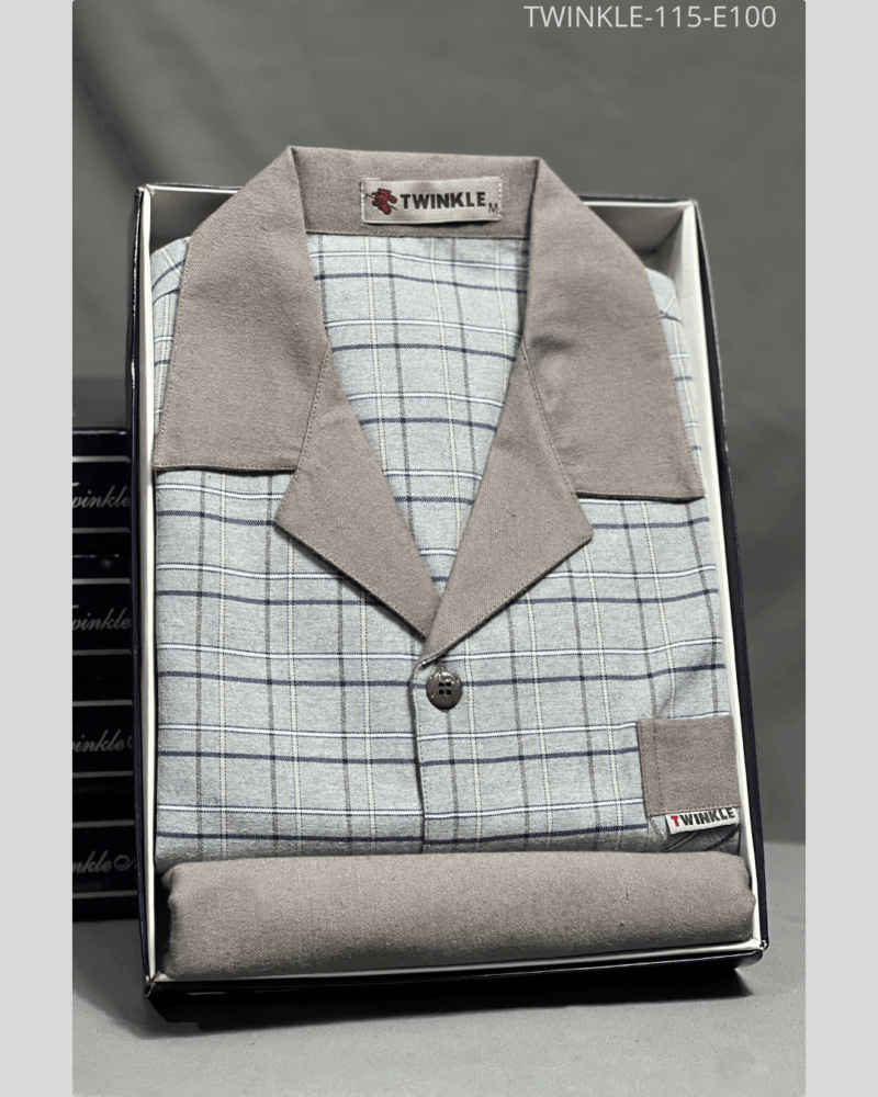 بجامة بازة شتوي قماش بازة بجامة قطن ناعم موديل كلاسيك