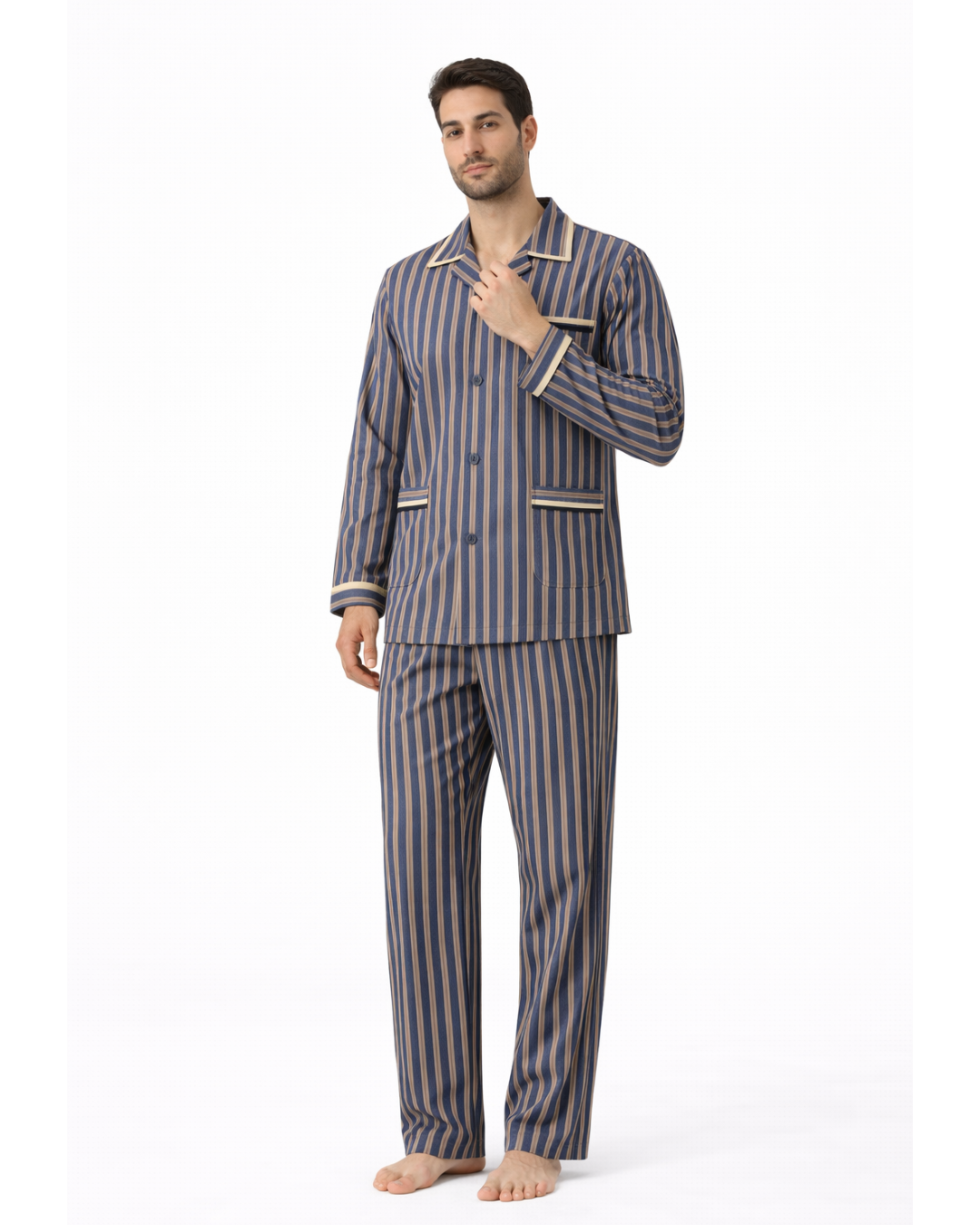 بجامة رجالي كلاسك بجامة صيفي